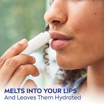 NIVEA Moisture Lip Care Stick - 4 Pack with Oils