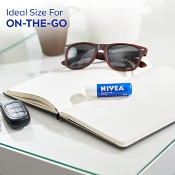 NIVEA Moisture Lip Care Stick - 4 Pack with Oils