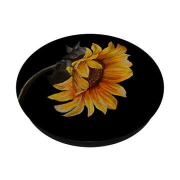 Sunflower ORIGINAL ART PopSockets PopGrip: Swappable Grip for Phones & Tablets
