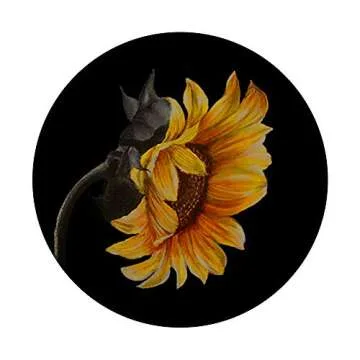 Sunflower ORIGINAL ART PopSockets PopGrip: Swappable Grip for Phones & Tablets