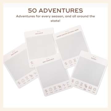 Reach International Outfitters California Adventure Bucket List: 50 Scratch-Off Cards for Outdoor Activities, Tourist Attractions, and Road Trips - Perfect Travel Gift and Guide for Exploring