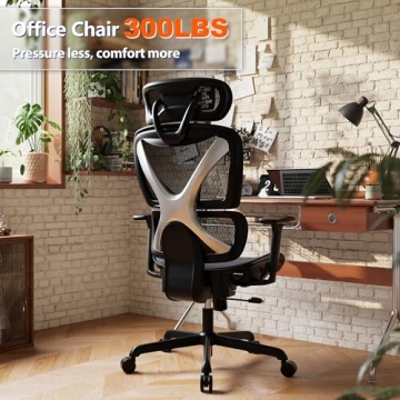 GABRYLLY Ergonomic Office Chair with Lumbar Support