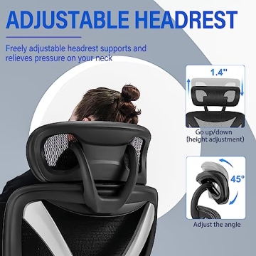 GABRYLLY Ergonomic Office Chair with Lumbar Support