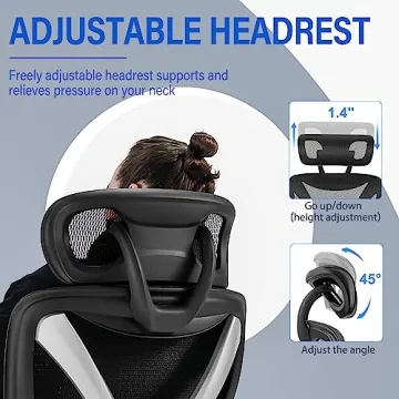 GABRYLLY Ergonomic Office Chair with Lumbar Support