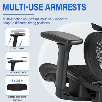 GABRYLLY Ergonomic Office Chair with Lumbar Support