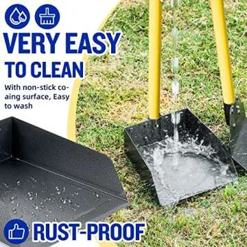 Adjustable Long Handle Pooper Scooper for Large Dogs