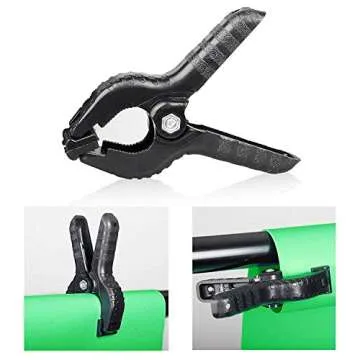 SLOW DOLPHIN 10x12ft Cotton Green Screen Backdrop Kit