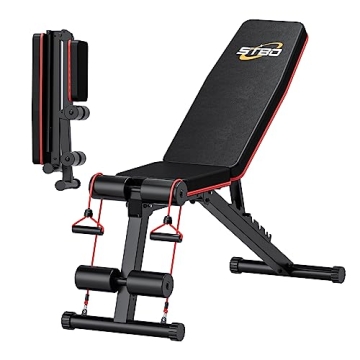 Compact Adjustable Weight Bench for Home Gym - STBO