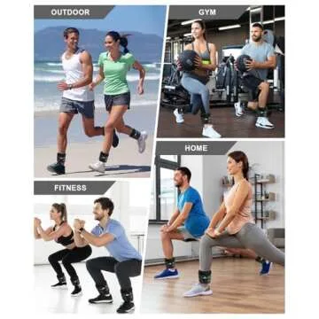 Fragraim Adjustable Ankle Weights for All Fitness Levels