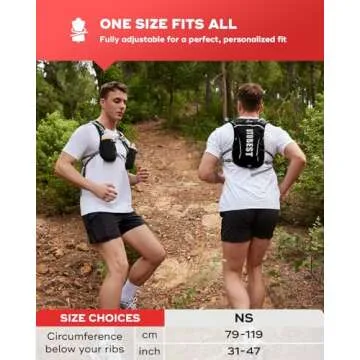 UTOBEST Running Hydration Vest with 1.5L Bladder