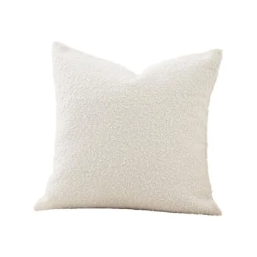 Luxurious DOMVITUS Boucle Pillow Covers for Cozy Decor