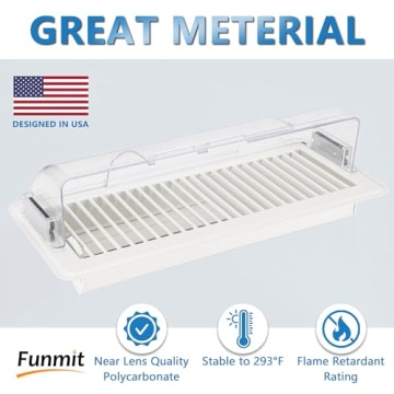 Funmit Adjustable Air Vent Deflectors for Home Efficiency