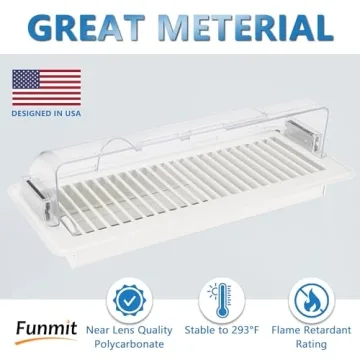 Funmit Adjustable Air Vent Deflectors for Home Efficiency
