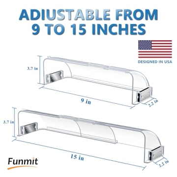 Funmit Adjustable Air Vent Deflectors for Home Efficiency