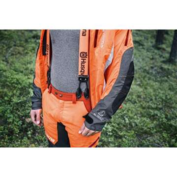 ハスクバーナ・ゼノア Men's Button Closure, Orange