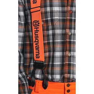 ハスクバーナ・ゼノア Men's Button Closure, Orange