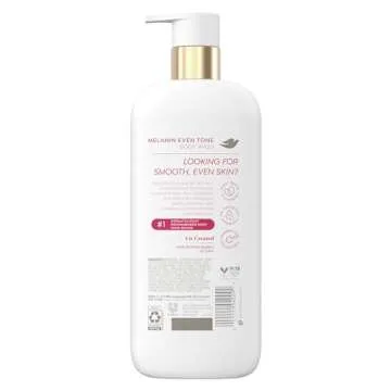 Dove Exfoliating Body Wash for Melanin-Rich Skin - 5% Pro-Ceramide Serum with BHA, 18.5 oz