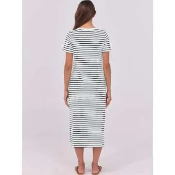 ANRABESS Women's Summer Casual Midi Dress - Versatile Style