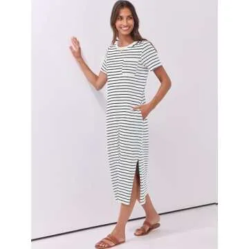 ANRABESS Women's Summer Casual Midi Dress - Versatile Style