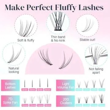 Professional Lash Clusters Kit for Stunning Eyes