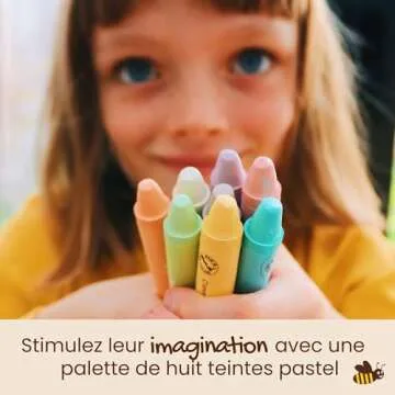 Honeysticks Jumbo Crayons - Non Toxic Beeswax for Kids