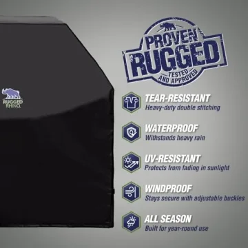 Rugged Rhino Grill Cover - Waterproof & Durable