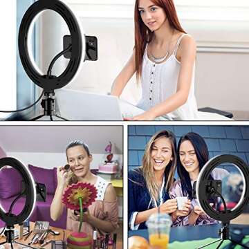 Affordable 10-Inch Desk Ring Light for Creative Illumination