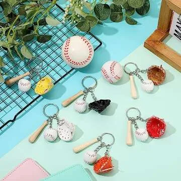 Junkin Baseball Bat Keychain - Perfect for Sports Lovers!