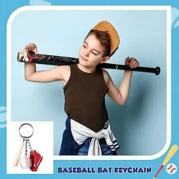 Junkin Baseball Bat Keychain - Perfect for Sports Lovers!