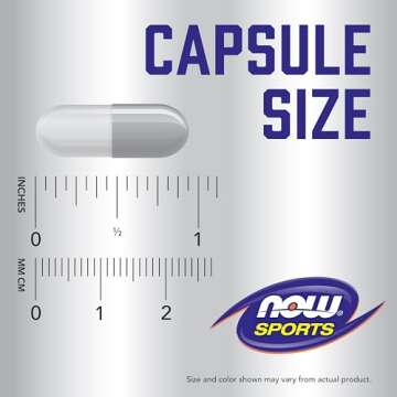 NOW Foods Sports Nutrition, ZMA (Zinc, Magnesium and Vitamin B-6), Enhanced Absorption, Sports Recovery*, 180 Capsules