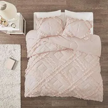 Intelligent Design Kacie 2 Piece Blush Coverlet Set