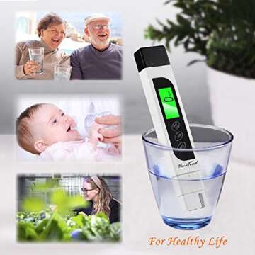 HoneForest Water Quality Tester, Accurate TDS & EC Meter