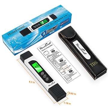 HoneForest Water Quality Tester, Accurate TDS & EC Meter