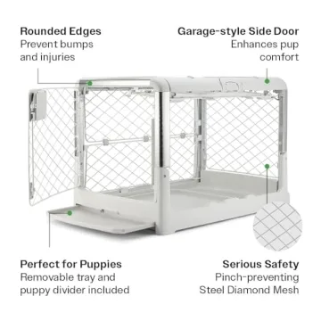 Diggs Revol Dog Crate Portable Collapsible for Medium Dogs