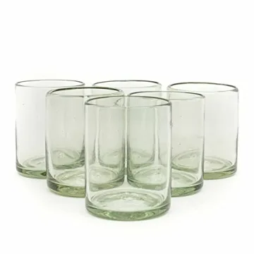 Shop Artisan Hand-Blown Clear Tumbler Set from Mexico