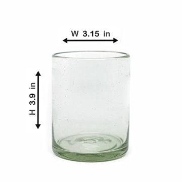 Shop Artisan Hand-Blown Clear Tumbler Set from Mexico