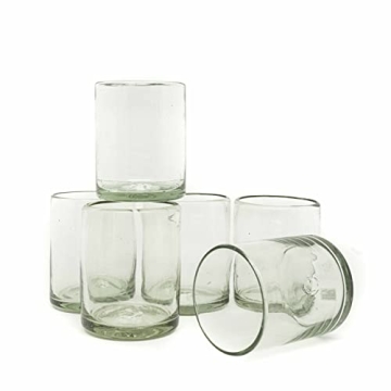 Shop Artisan Hand-Blown Clear Tumbler Set from Mexico
