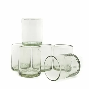 Shop Artisan Hand-Blown Clear Tumbler Set from Mexico