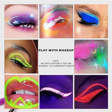 BONNIE CHOICE 12 Colors Neon Liquid Eyeliner Set