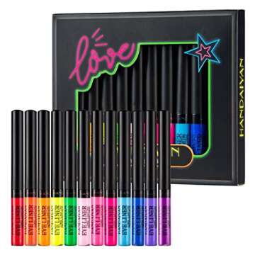 BONNIE CHOICE 12 Colors Neon Liquid Eyeliner Set