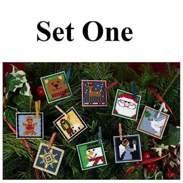 Advent Trilogy Mill Hill Beaded Cross Stitch Kits Set of 3