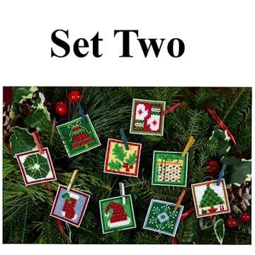 Advent Trilogy Mill Hill Beaded Cross Stitch Kits Set of 3
