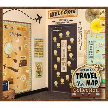 Teacher Created Resources Travel The Map Stickers, Pack of 120