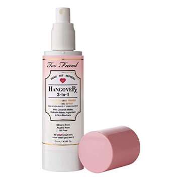 Too Faced Hangover Rx 3 in 1 Replenishing Primer & Setting Spray 4 OZ
