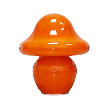 CometMars Cute Glass Mushroom Lamp for Stylish Home Decor