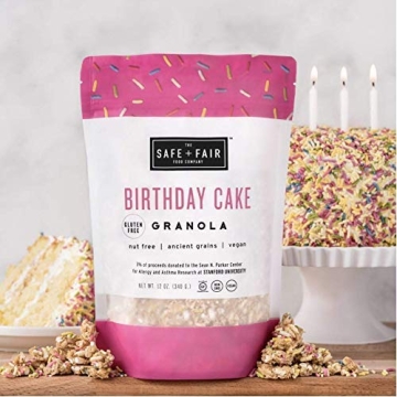 Safe & Fair Birthday Cake Granola Nut-Free Delight 24oz