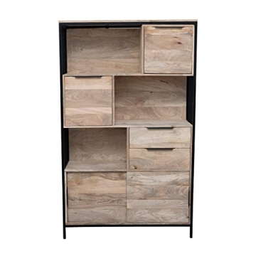 Stylish Bloomingville Wood and Metal Storage Cabinet