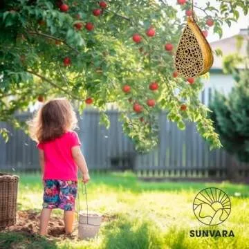SunVara Mason Bee House Eco-Friendly Garden Pollinator Hotel