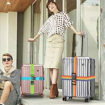 Durable BILIONE Luggage Straps for Safe Travel Bags