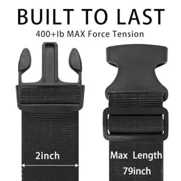 Durable BILIONE Luggage Straps for Safe Travel Bags